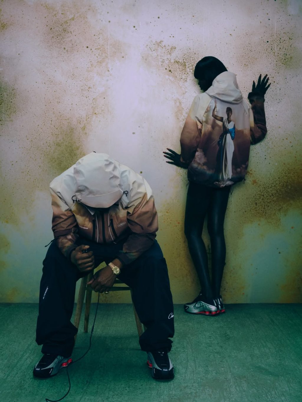 Gabriel Moses photographed himself for his new Corteiz collaboration