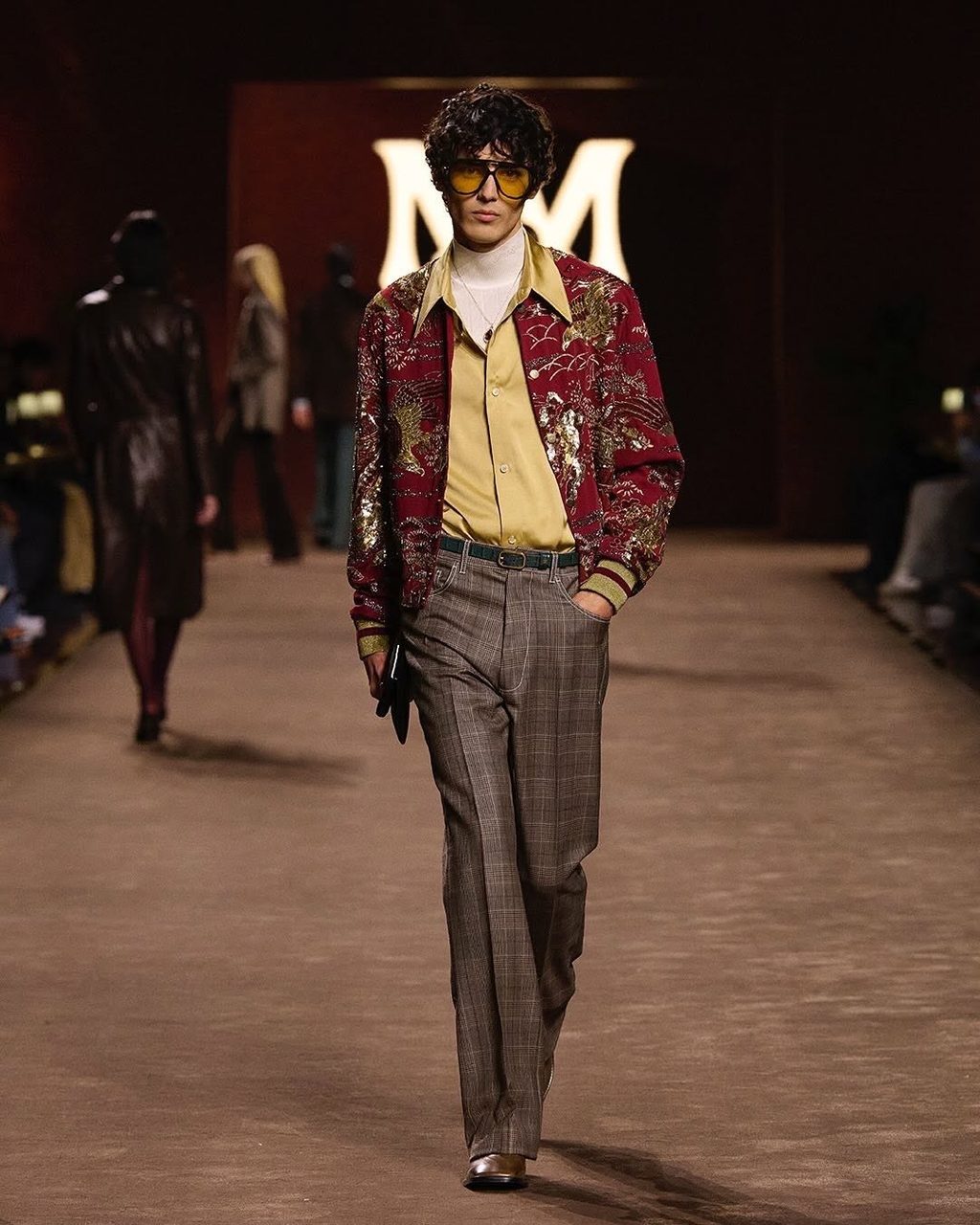 Logo-mania became print-mania on the runway at FW25