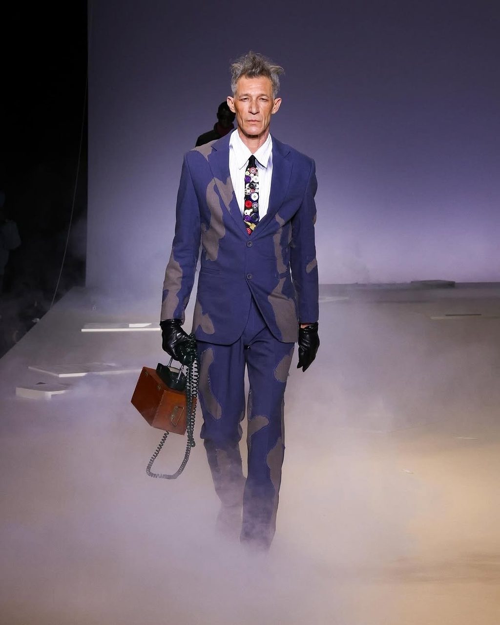Logo-mania became print-mania on the runway at FW25
