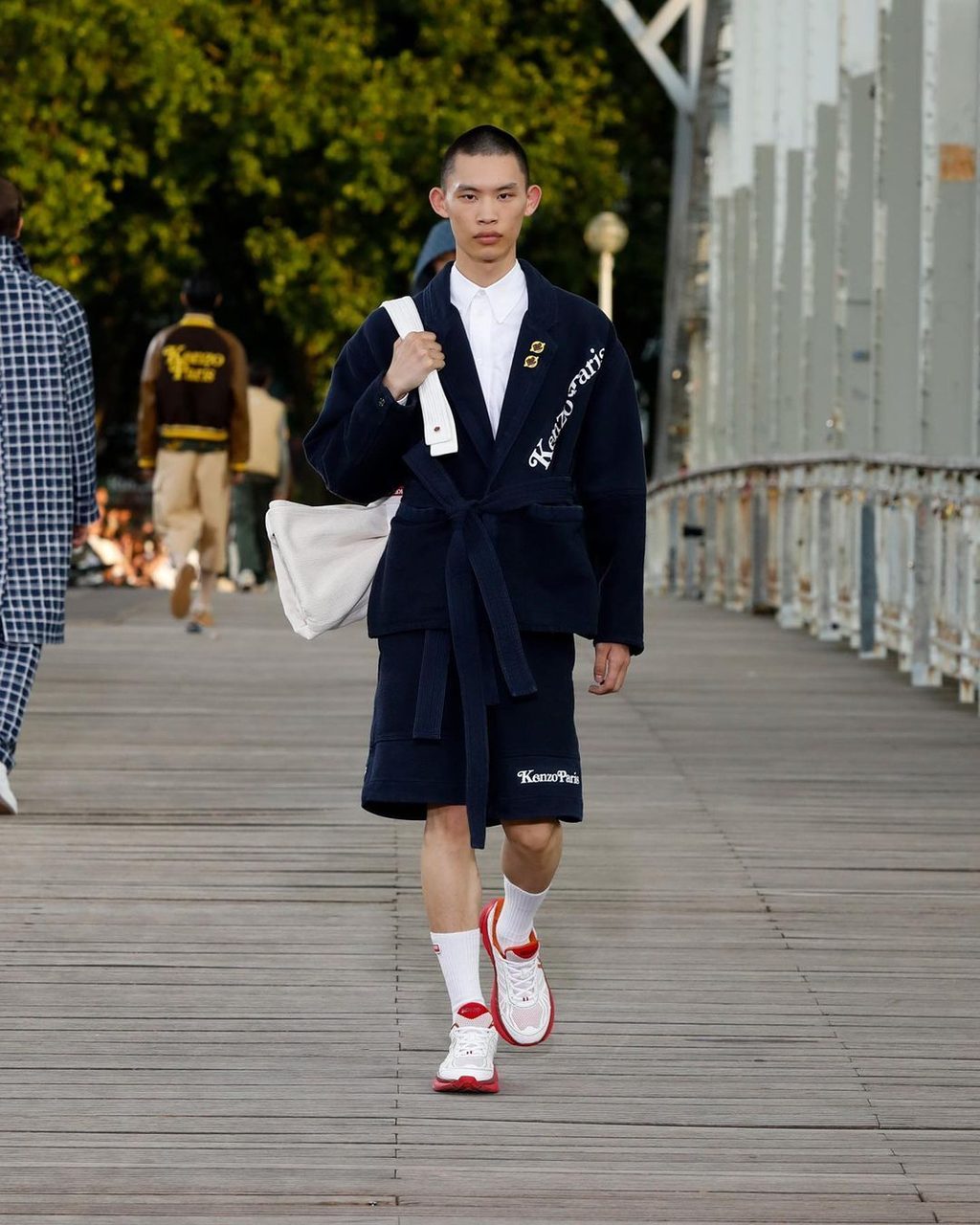 NIGO GAVE US FLORALS FOR KENZO’S SPRING SHOW, BUT WE’RE INTO IT