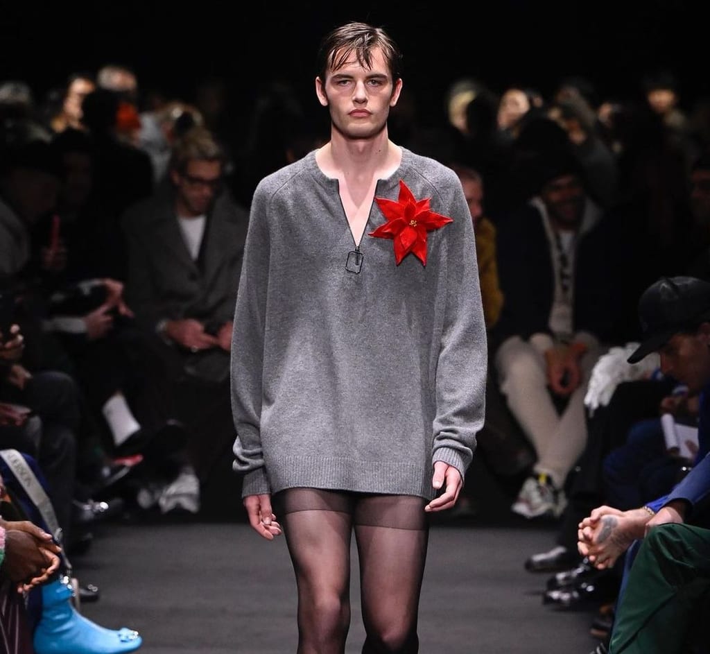 JW Anderson’s Fall/Winter 2024 was a sexy, stocking-filled spectacle