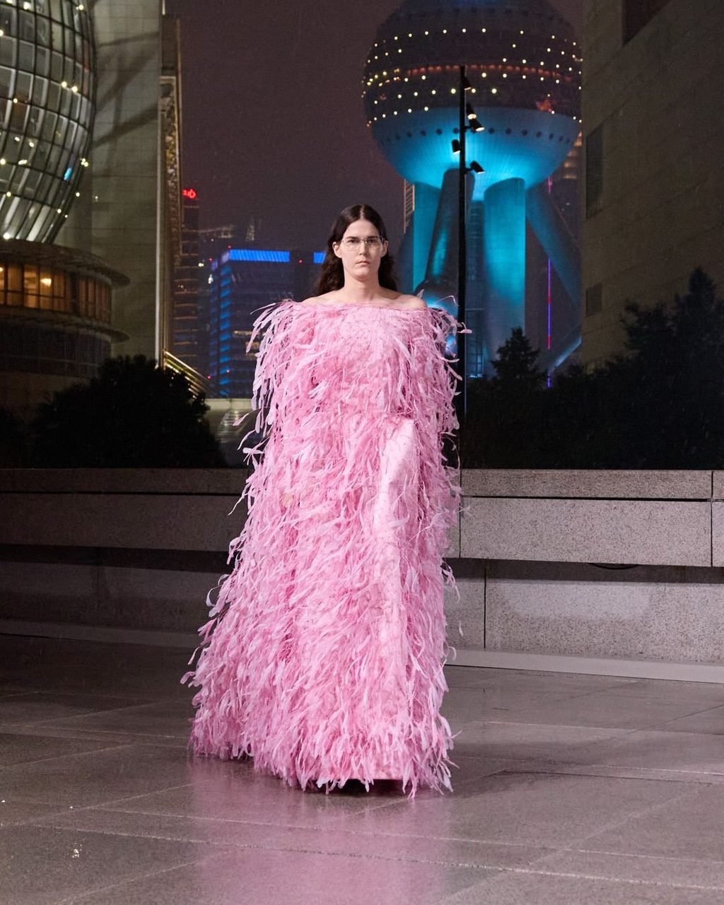 Dim sum, wet weather, and drama for Balenciaga Spring 25