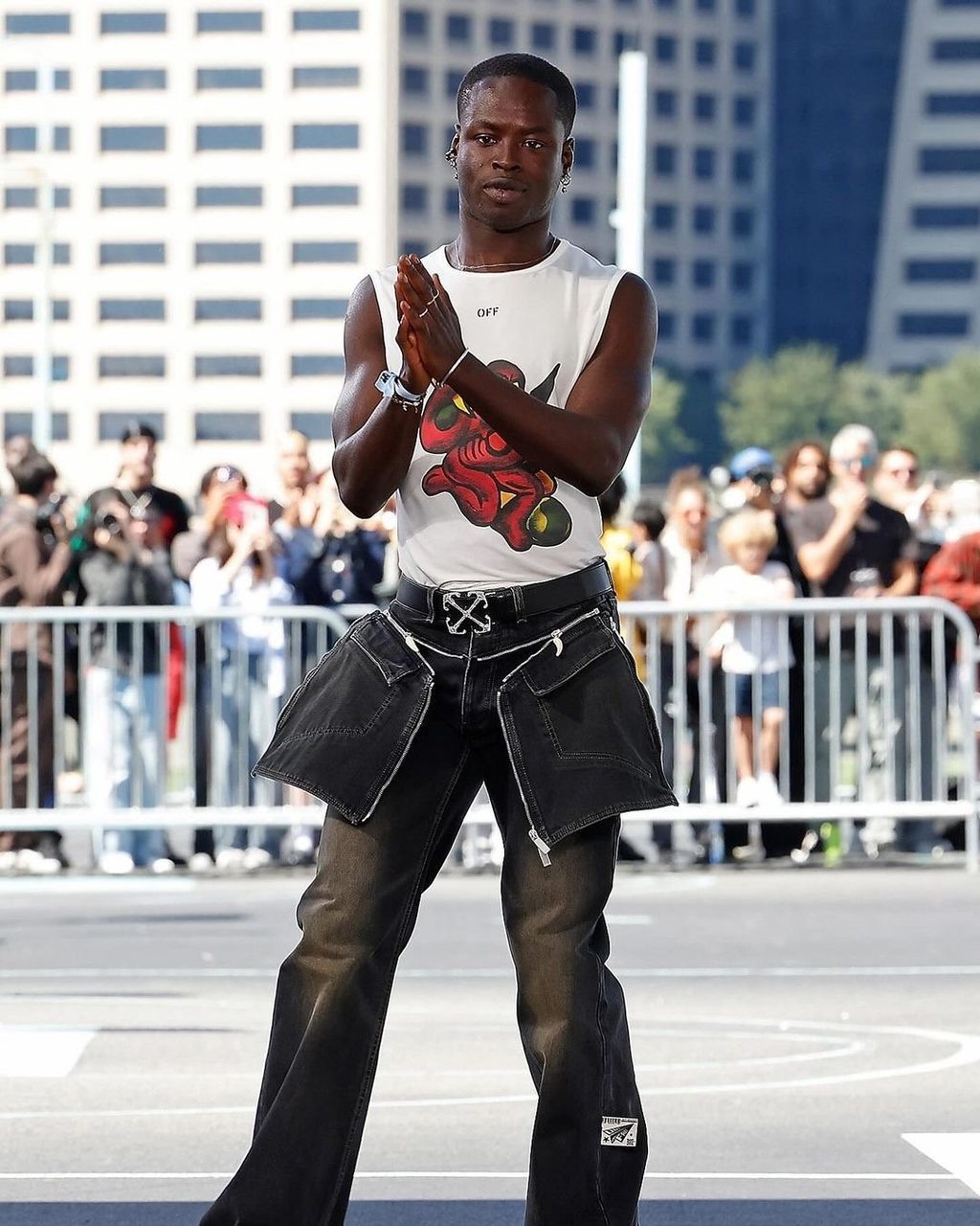 Off-White SS25 looked to America and Africa for its NYFW debut