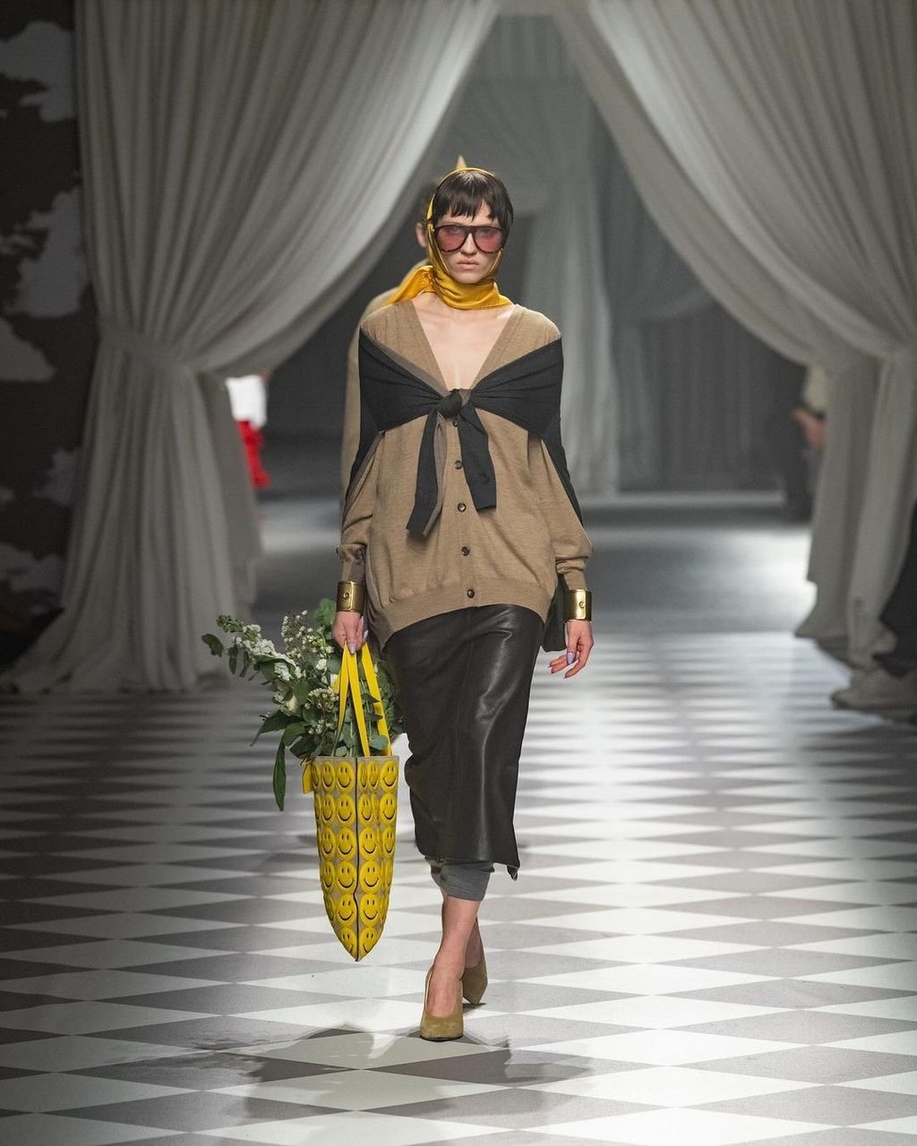 Adrian Appiolaza’s Moschino FW24 was an ode to the brand’s legacy