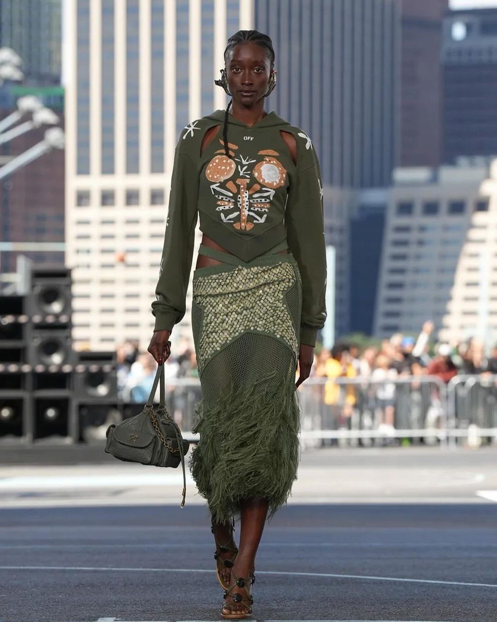 Off-White SS25 looked to America and Africa for its NYFW debut