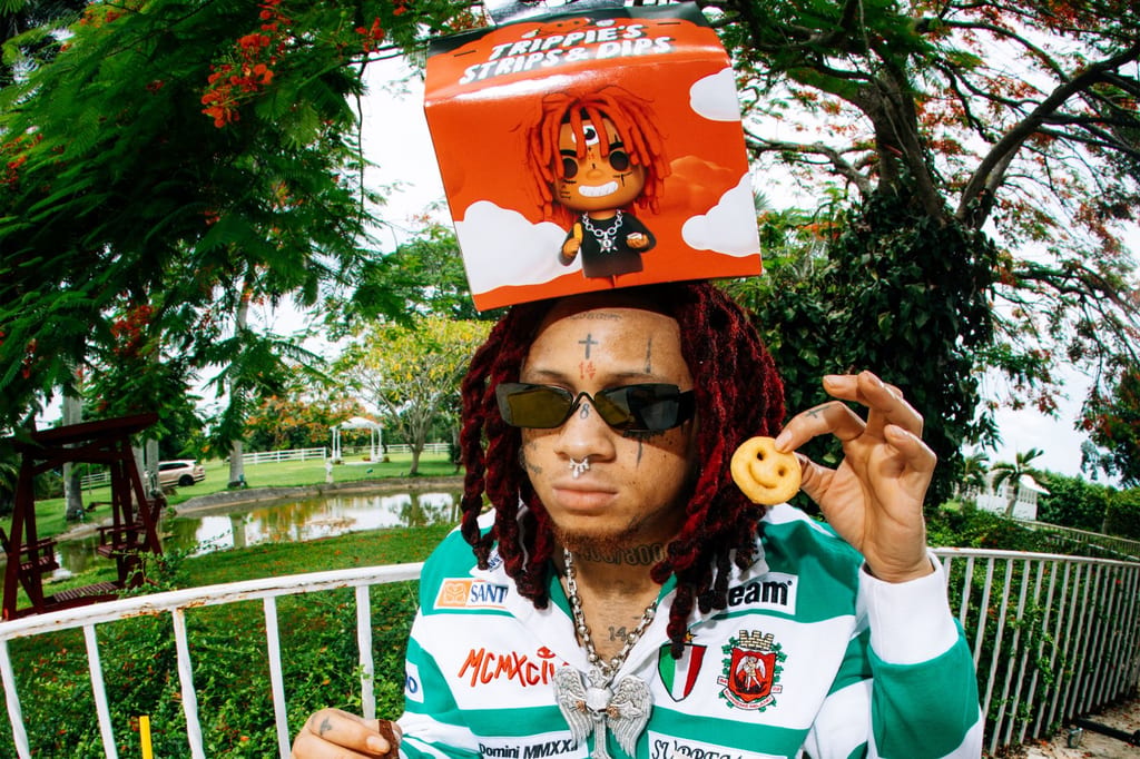 Boy dinner: Trippie Redd & Popchew are serving up chicken n chips