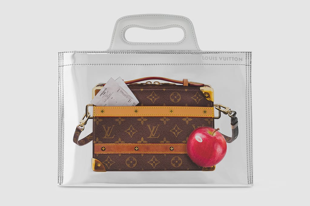 Louis Vuitton said “no more plastic” with its plastic freezer bag
