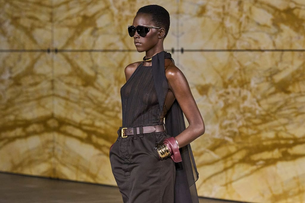 Saint Laurent SS24 was Anthony Vaccarello doing what Anthony Vaccarello does