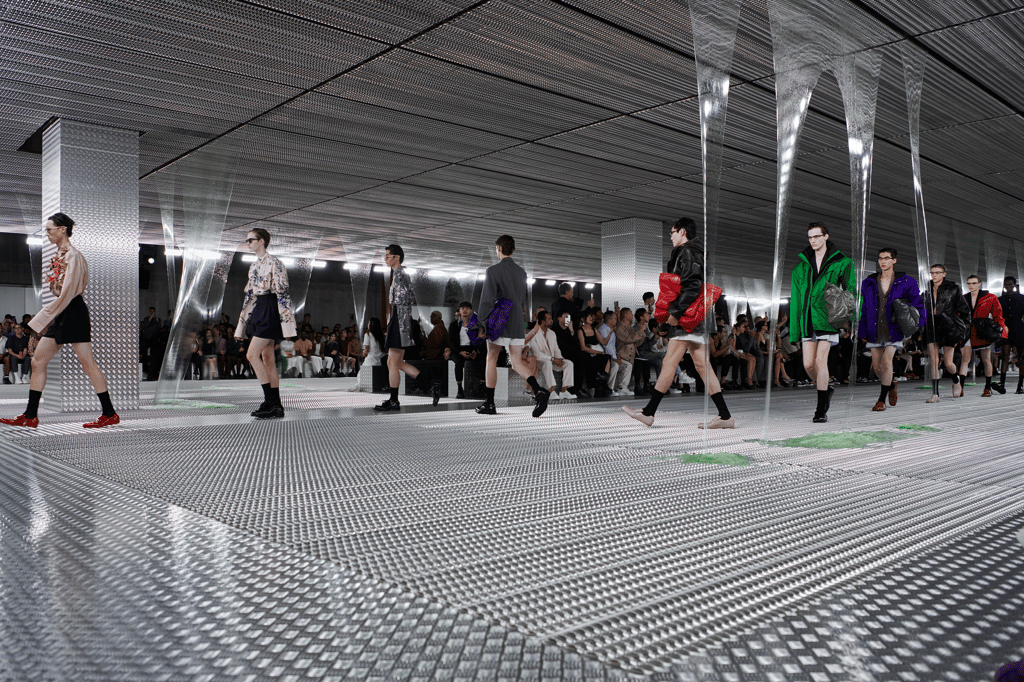 PRADA MEN’S SS24 SAID: GREEN SLIME, BUT MAKE IT FASHION
