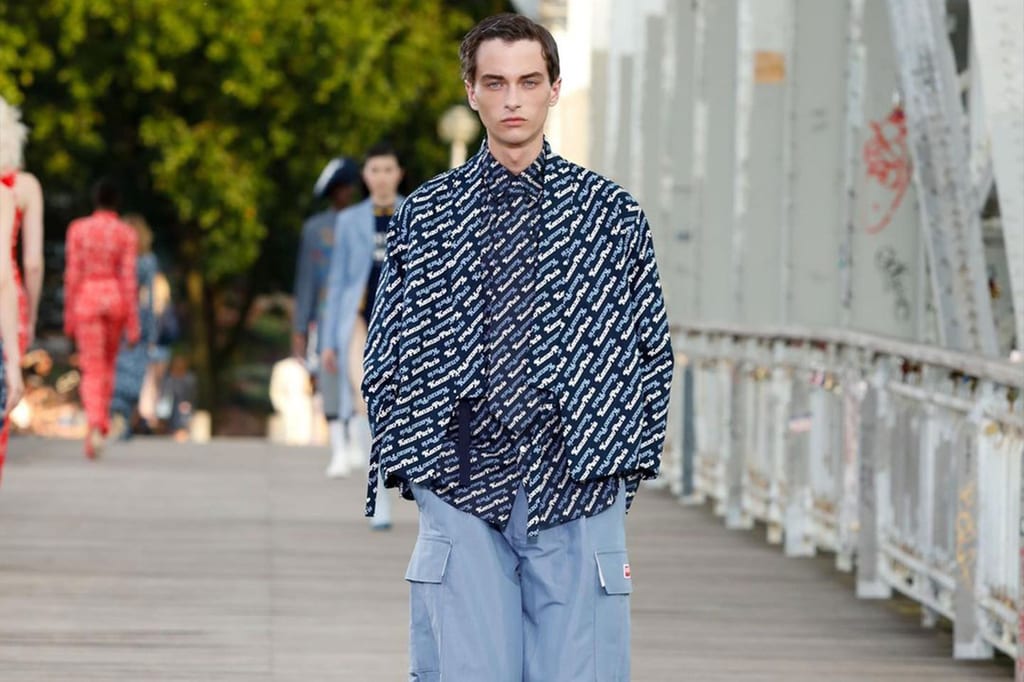 NIGO GAVE US FLORALS FOR KENZO’S SPRING SHOW, BUT WE’RE INTO IT