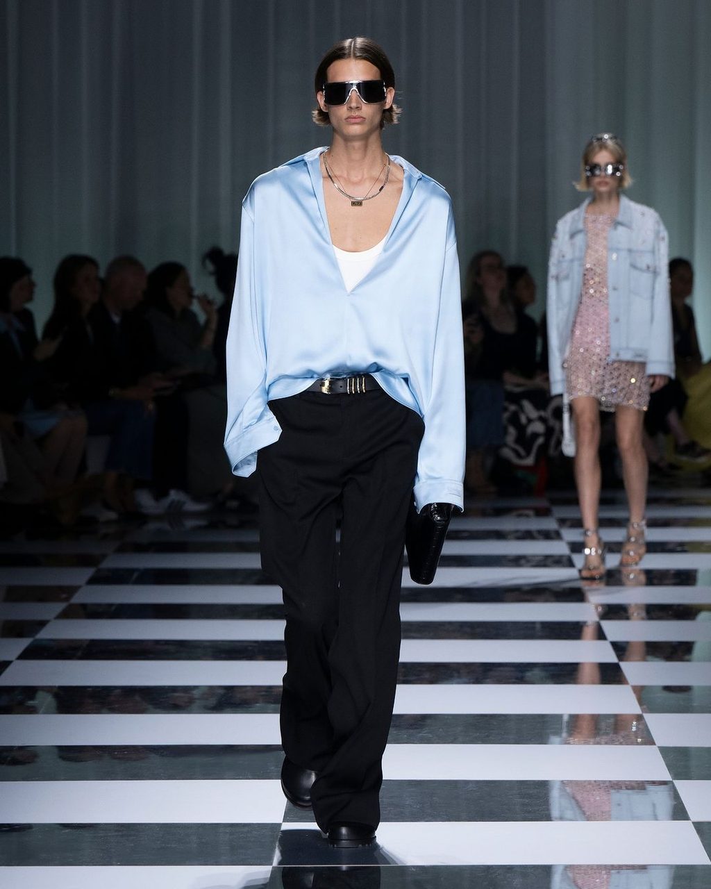 Swinging ‘60s Hollywood glam is Versace’s secret key
