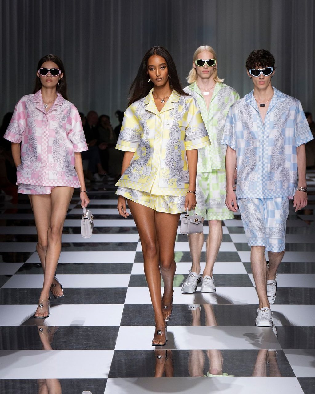 Swinging ‘60s Hollywood glam is Versace’s secret key