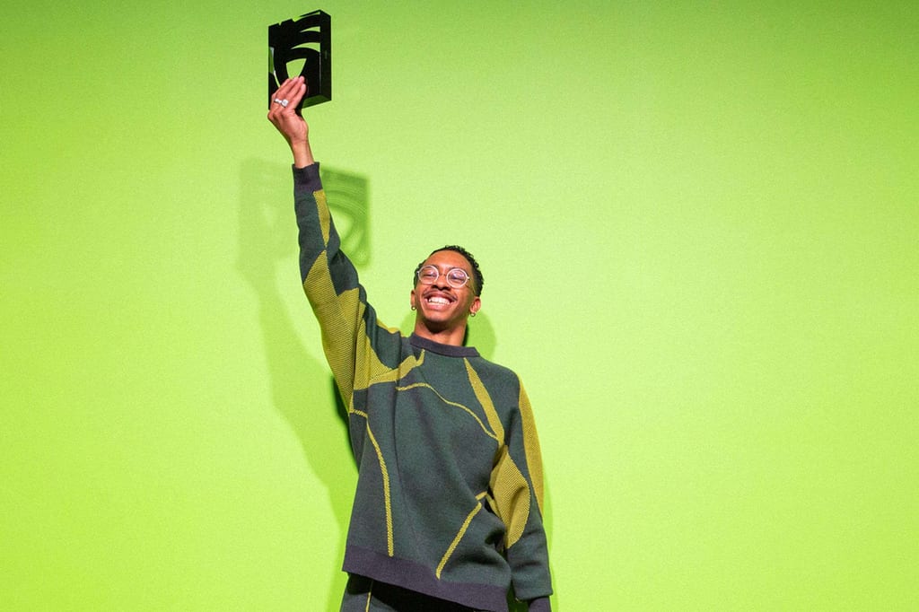 SAUL NASH JUST WON THE WOOLMARK PRIZE