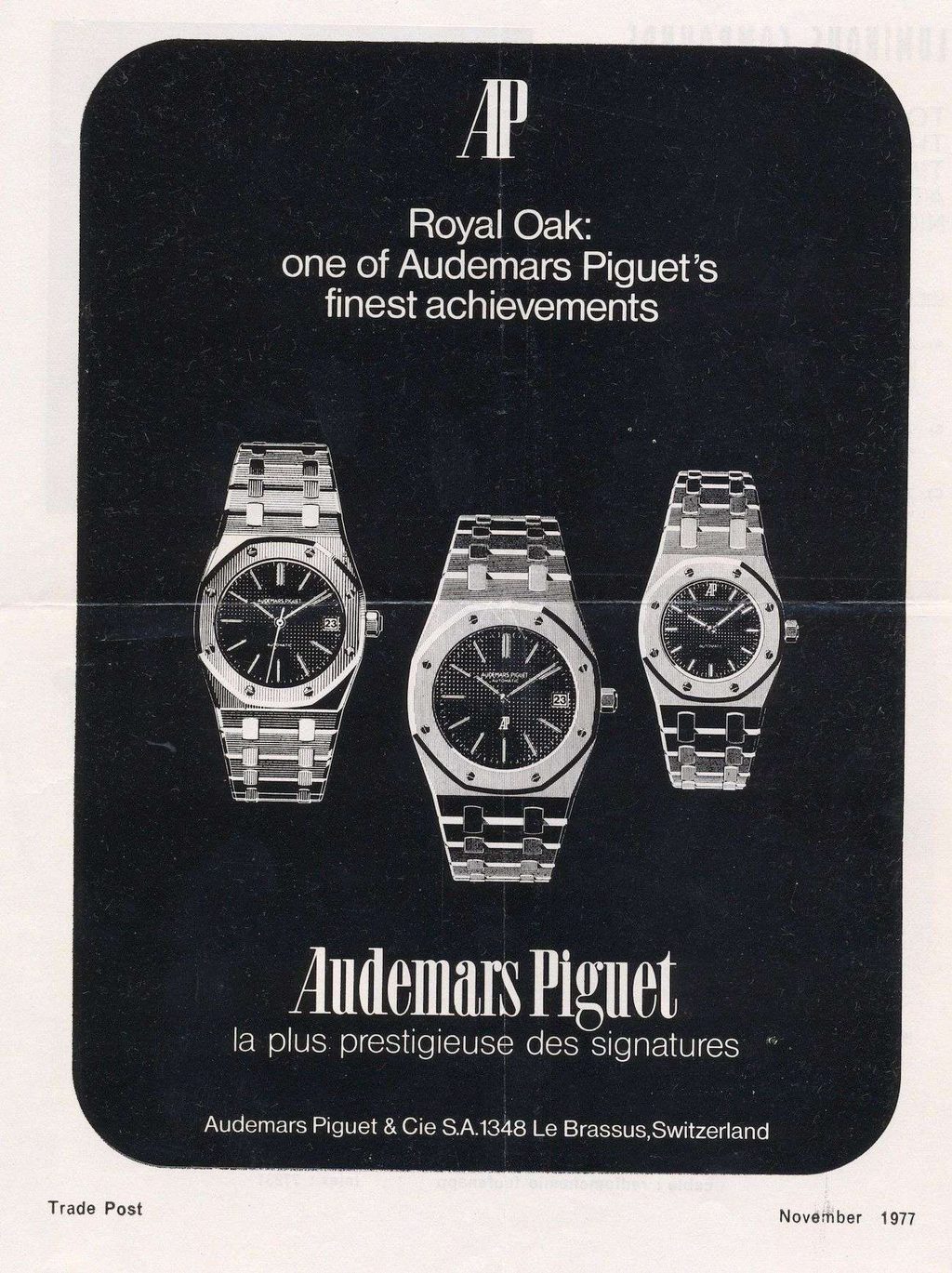 50 YEARS OF ROYAL OAK, AUDEMARS PIGUET'S LEGACY MODEL