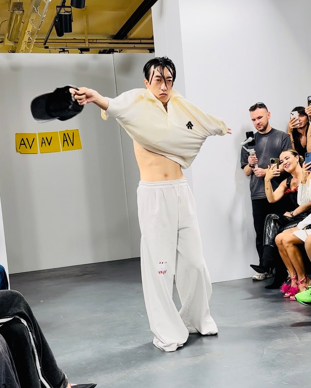 AVAVAV SS24 Spring Summer 2024 Beate Karlsson Stressed Runway Milan Fashion Week Funny