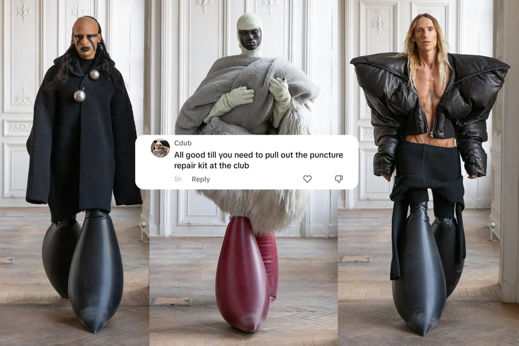 Culted Community Talks: Rick Owens Blow up boots