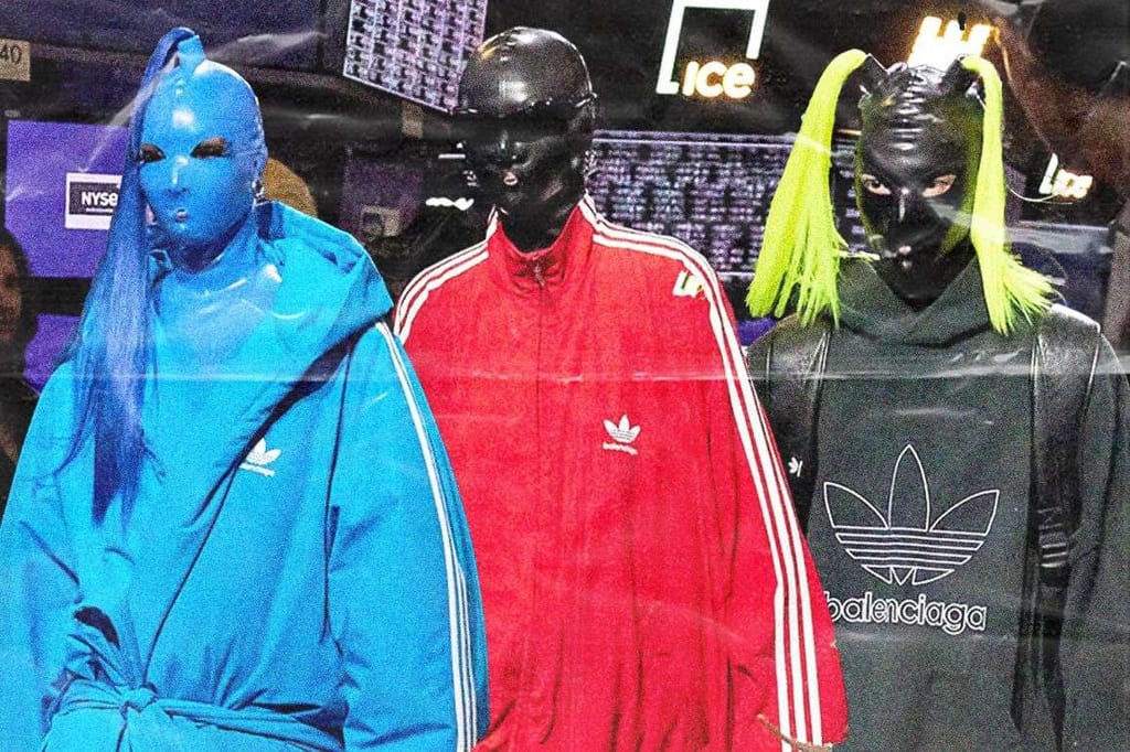 CASH STRAPPED: BALENCIAGA RESORT WAS ALL THINGS FETISH, MONEY & ADIDAS