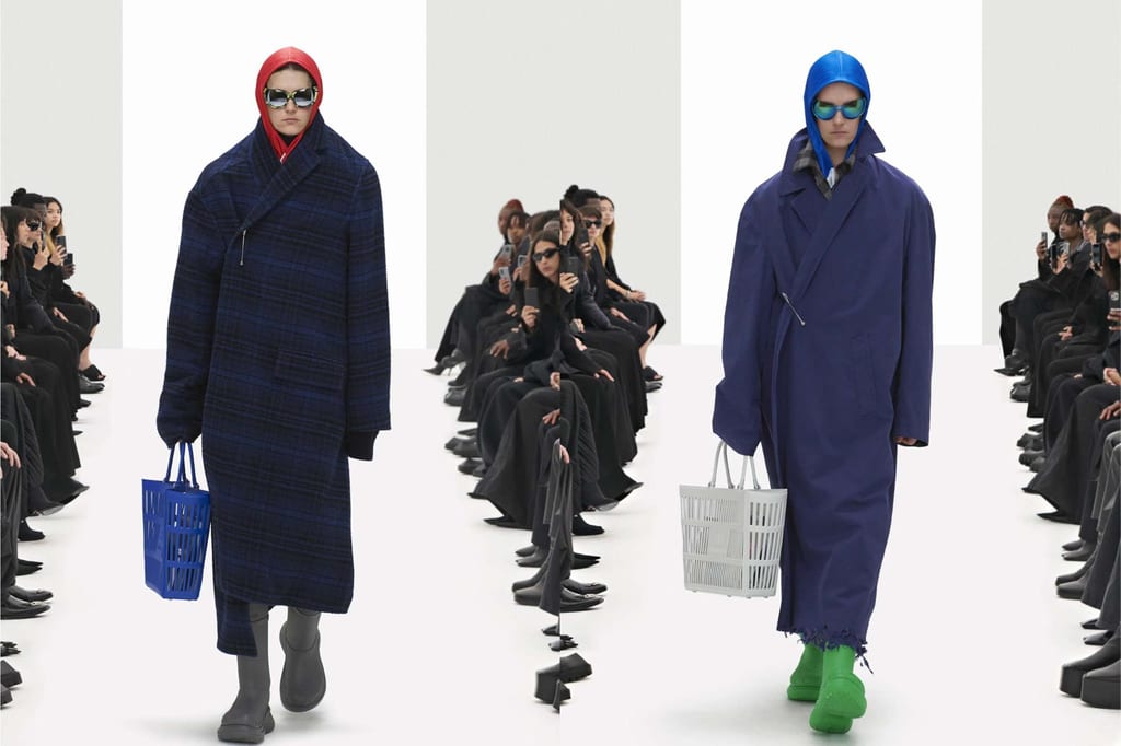CLONES, DEEP FAKES AND GUCCI COUNTERFEITS: WHAT IS REAL IN BALENCIAGA’S SPRING 2022 SHOW?
