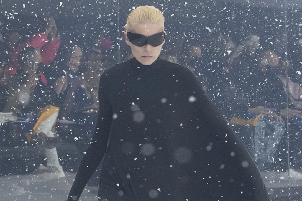 THE BALENCIAGA SHOW WAS MEANT TO BE AN UNCOMFORTABLE VIEWING EXPERIENCE