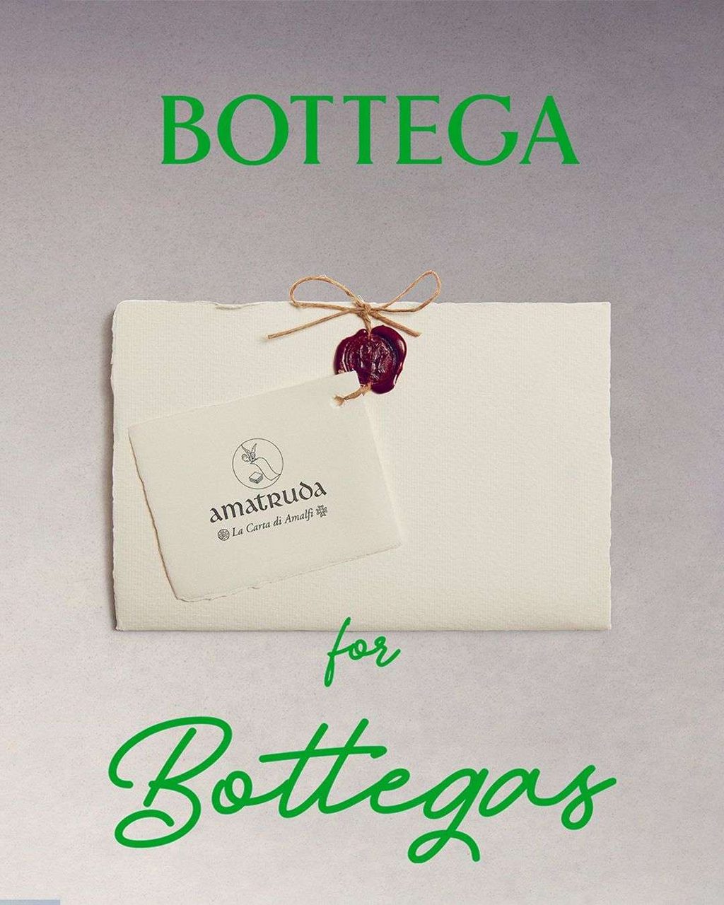 'BOTTEGA FOR BOTTEGAS' ASSEMBLES AN ALL-STAR ITALIAN LINE-UP