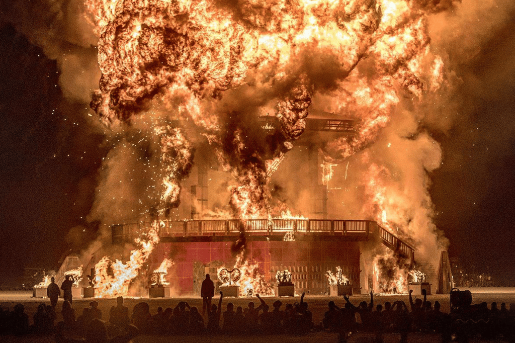 Burning Man Nevada Desert 2023 Flood