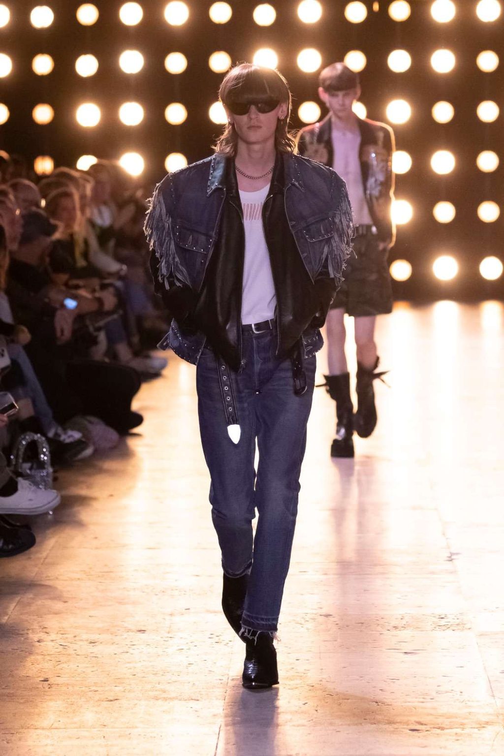 HEDI SLIMANE PRESENTS A STAR-STUDDED ROCK RENAISSANCE AT CELINE HOMME SS23 SHOW