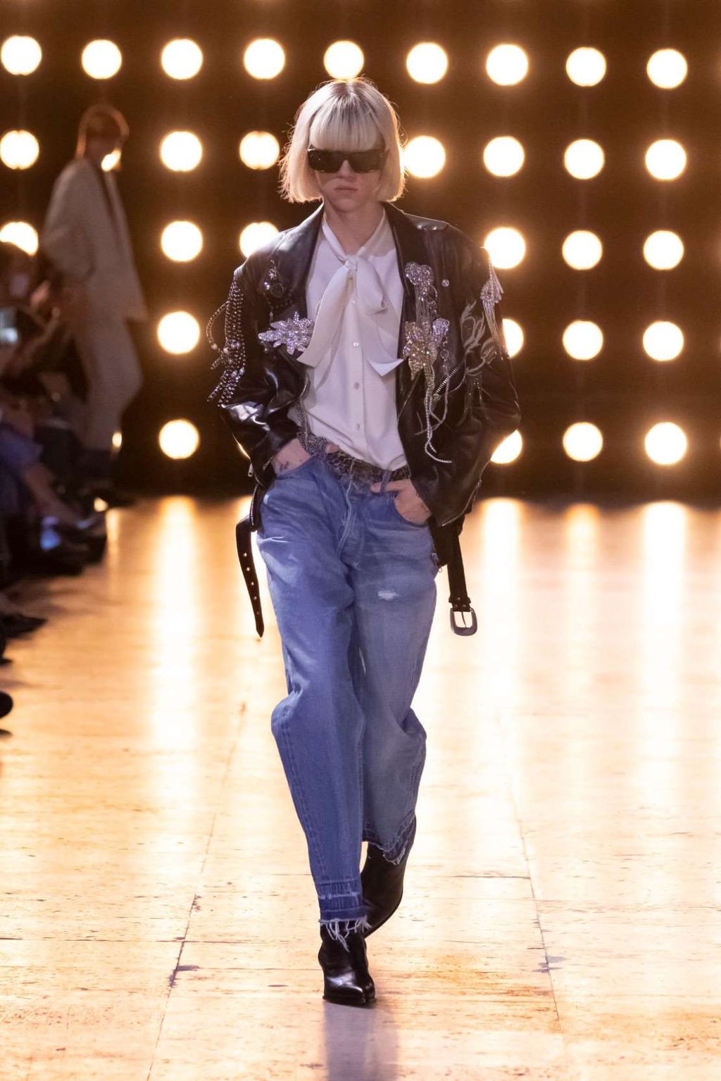 HEDI SLIMANE PRESENTS A STAR-STUDDED ROCK RENAISSANCE AT CELINE HOMME SS23 SHOW