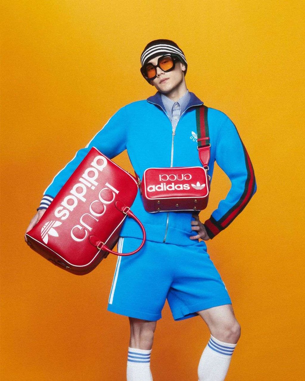BOLD COLOURS, RETRO SPORTSWEAR: GUCCIDAS HAS ARRIVED