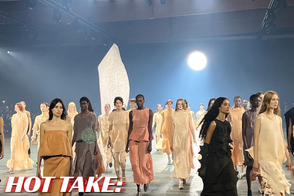 HOT TAKE: ISSEY MIYAKE IS EXACTLY WHAT PARIS FASHION WEEK NEEDED