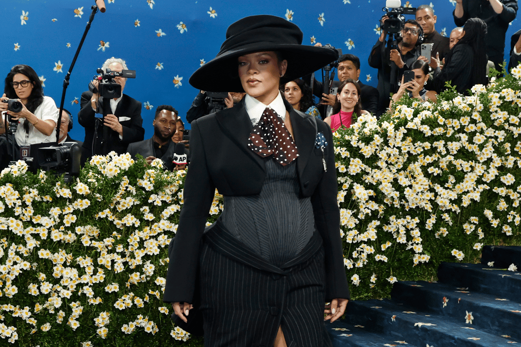 Rihanna is pregnant at the 2025 Met Gala
