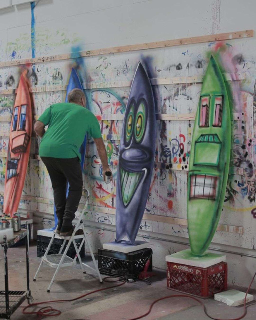 MAKING WAVES: KENNY SCHARF X PARLEY RELEASE 12 SURFBOARDS