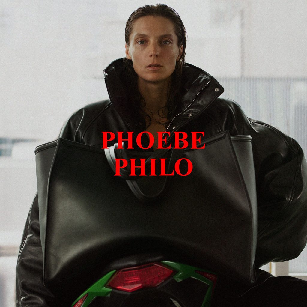Phoebe Philo Collection Debut First Look Prices Black Leather Biker Jacket