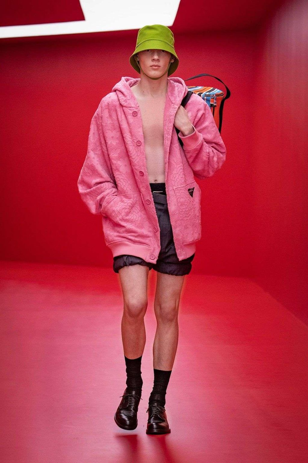 SHORT SHORTS AND BUCKET HATS: PRADA SS22 IS A SUMMER VIBE