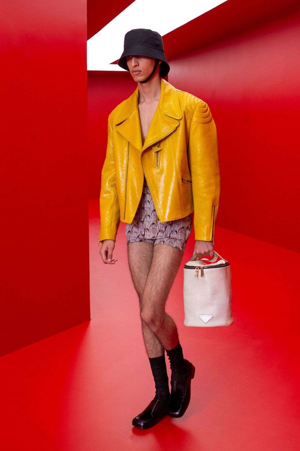 SHORT SHORTS AND BUCKET HATS: PRADA SS22 IS A SUMMER VIBE