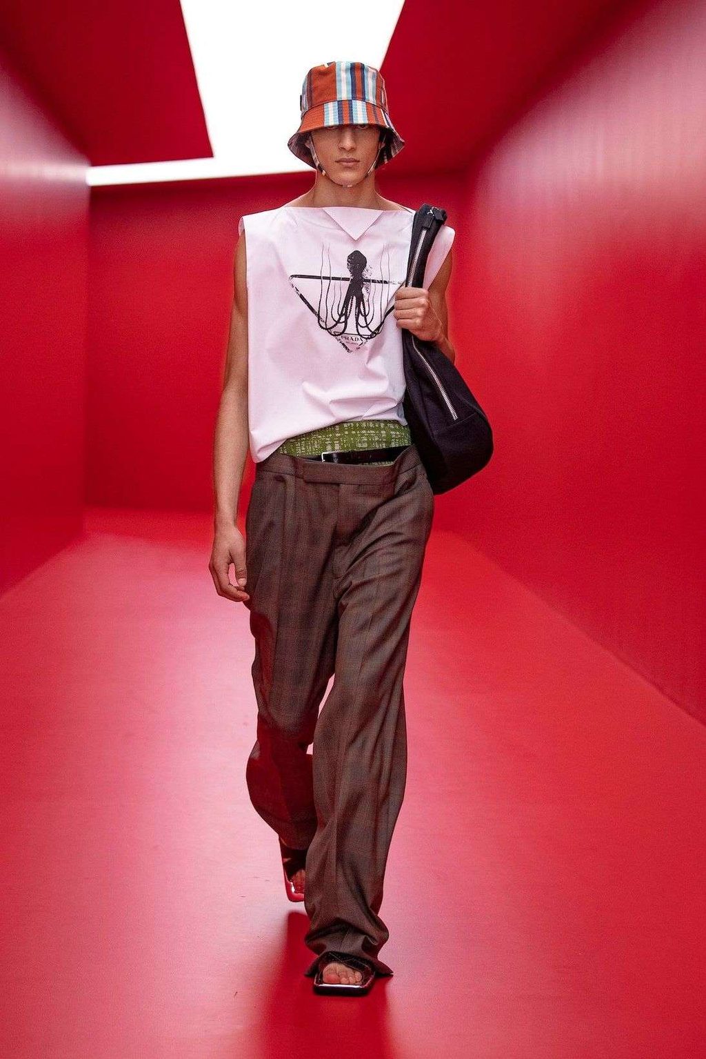 SHORT SHORTS AND BUCKET HATS: PRADA SS22 IS A SUMMER VIBE