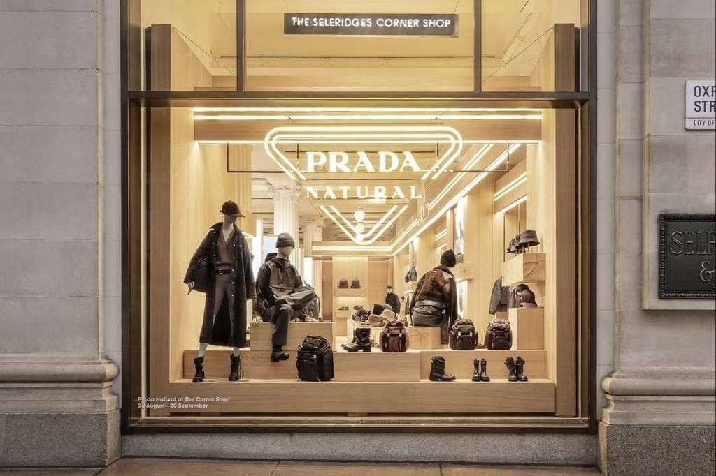 Prada Natural is taking over Selfridges’ Corner Store this Fall