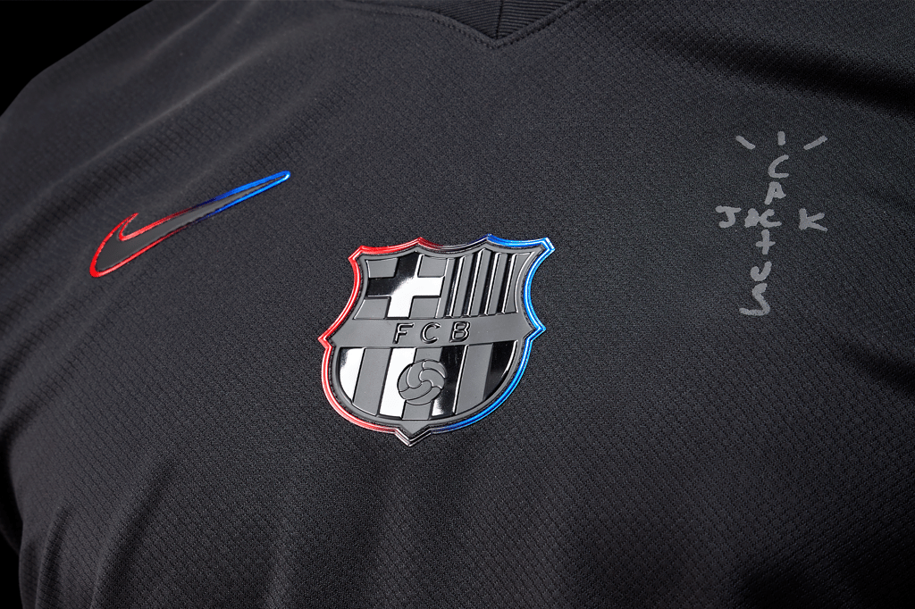 FC Barcelona and Spotify are doubling down with another Travis Scott Cactus Jack jersey