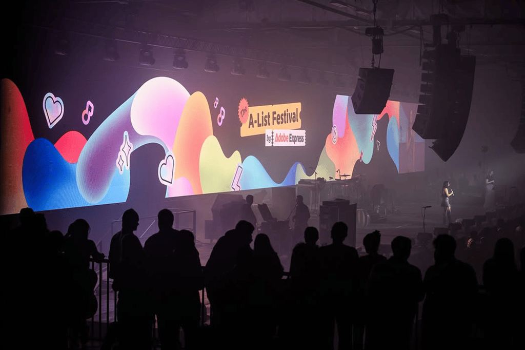 Adobe Express tapped in with the youth for the A-List Festival