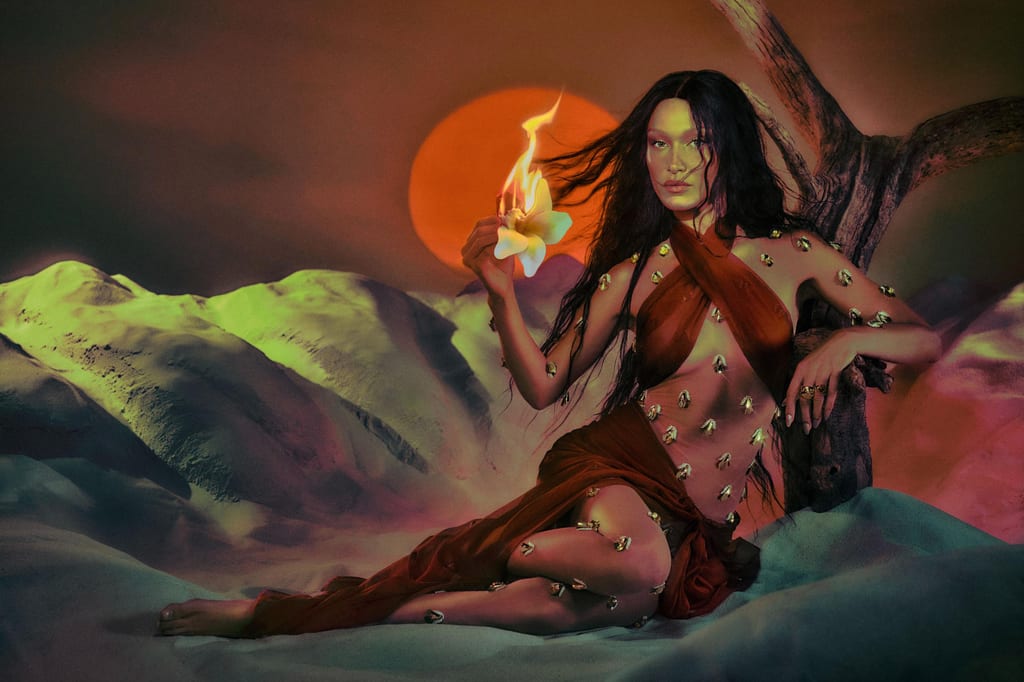 Interview: Bella Hadid’s fragrance line is in its Brit girl era