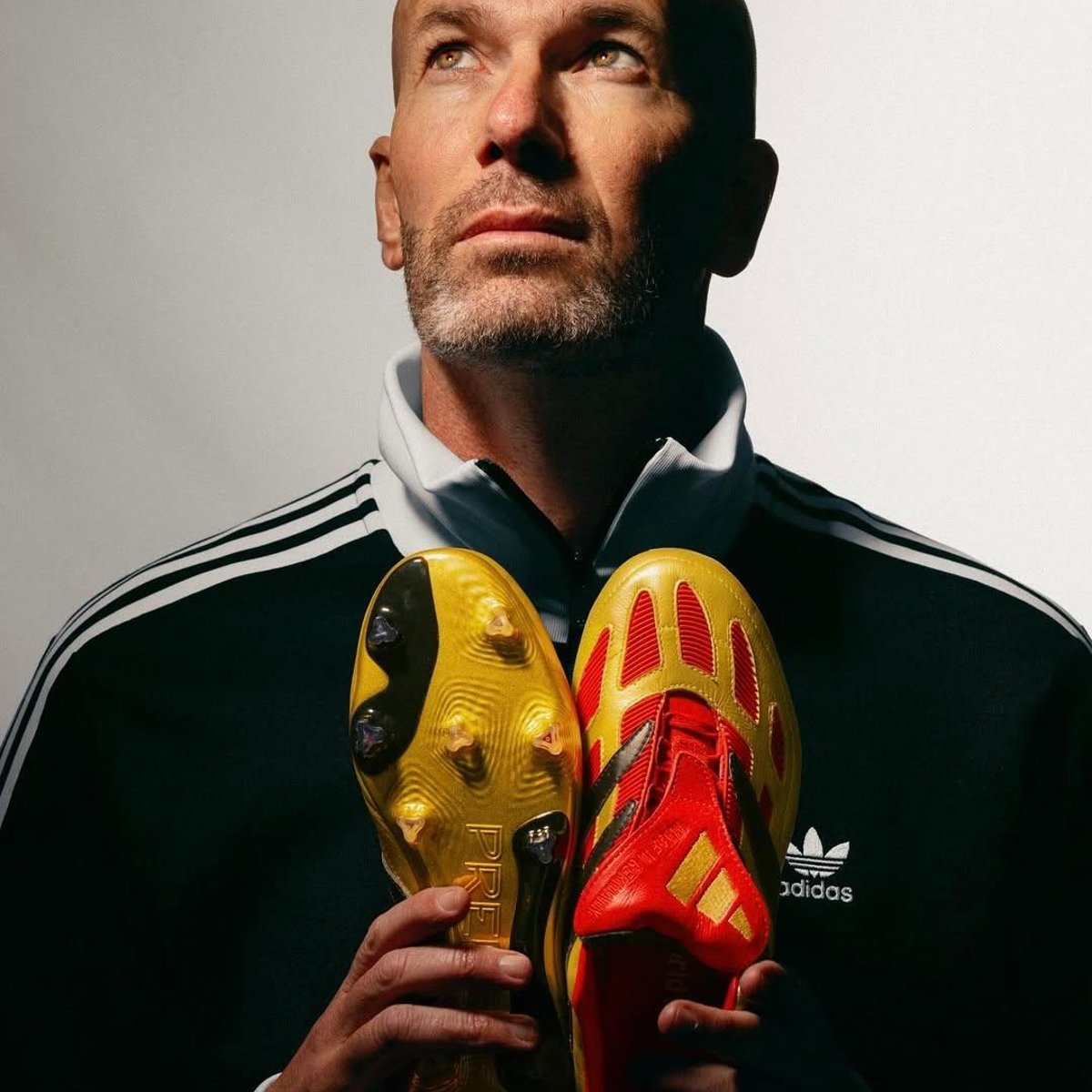 Zinedine Zidane links up with adidas for a rerelease of the