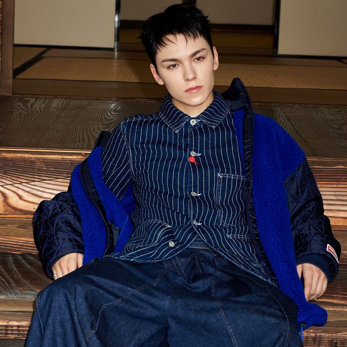 新品 当選品 ボンボネロ Dress code ND Ver.カモフラ SEVENTEEN'S VERNONNIGO'S KENZO FW23 campaign | Culted Fashion