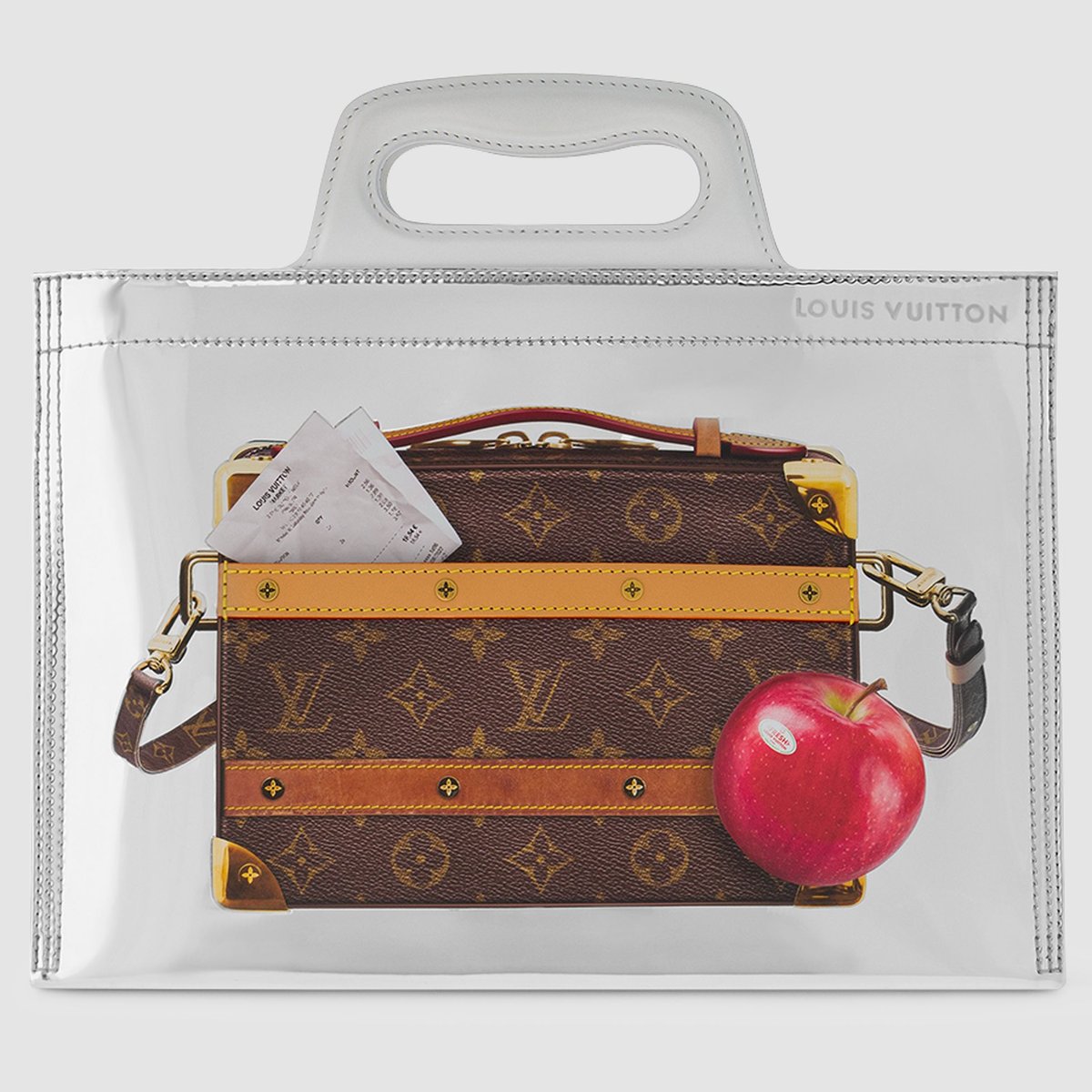 Louis Vuitton said “no more plastic” with its plastic freezer bag