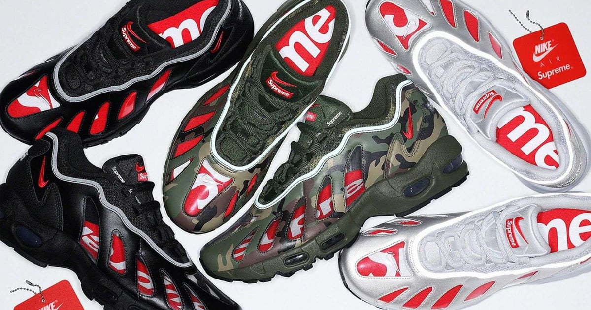 【KAI】Supreme / Nike Air Max 96 エアマックス SUPREME X NIKE UNVEIL AIR MAX 96 COLLABORATION | Culted Fashion
