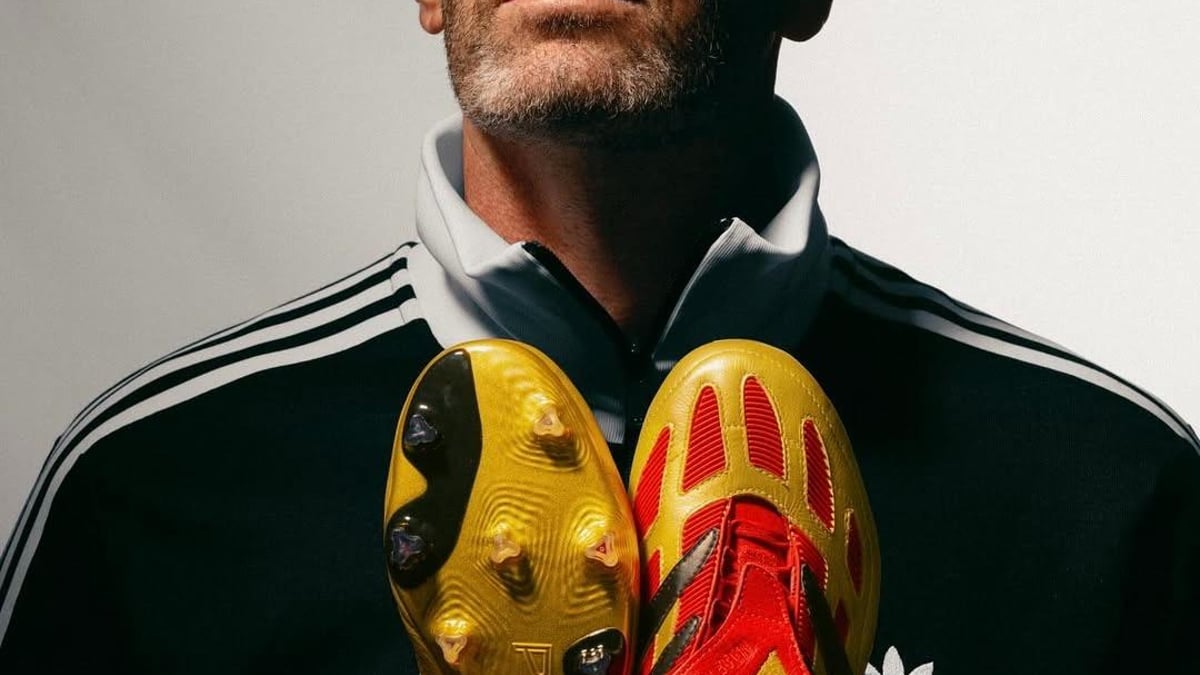 Zinedine Zidane links up with adidas for a rerelease of the