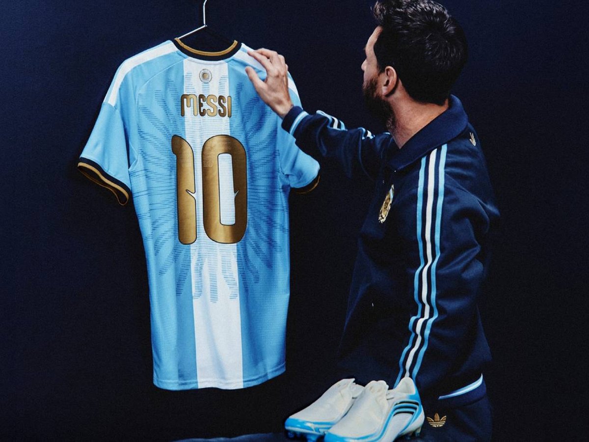 adidas gives Messi a golden Argentina farewell kit | Culted Sport