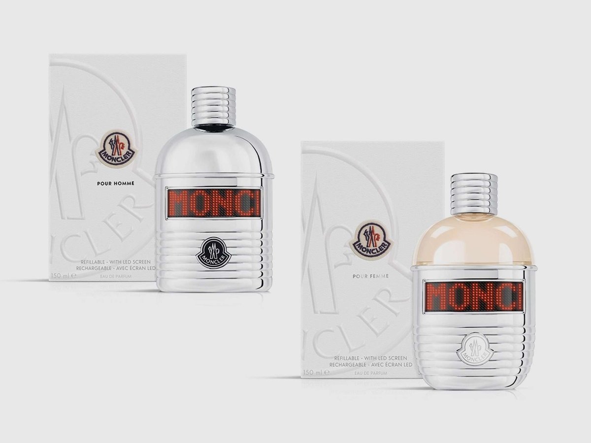 PUT MONCLER'S LED-SCREEN PERFUME ON YOUR CHRISTMAS LIST | Culted