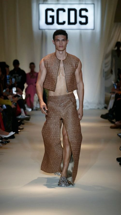 GCDS SS24 by Giuliano Calza was camp AF