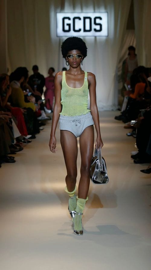 GCDS SS24 by Giuliano Calza was camp AF