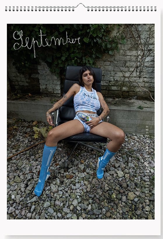 Aries x Mia Khalifa x Juergen Teller, what more could you ask for?