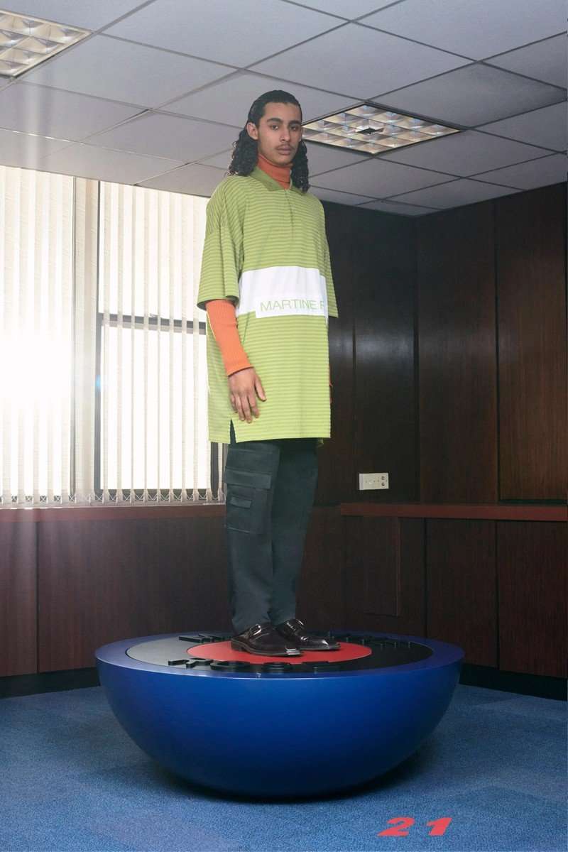 MARTINE ROSE FW21: FOOTBALL MEETS CLUB CULTURE